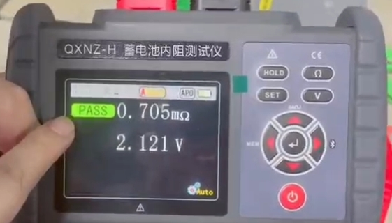 蓄電池內(nèi)阻測(cè)試操作接線講解介紹(圖4)