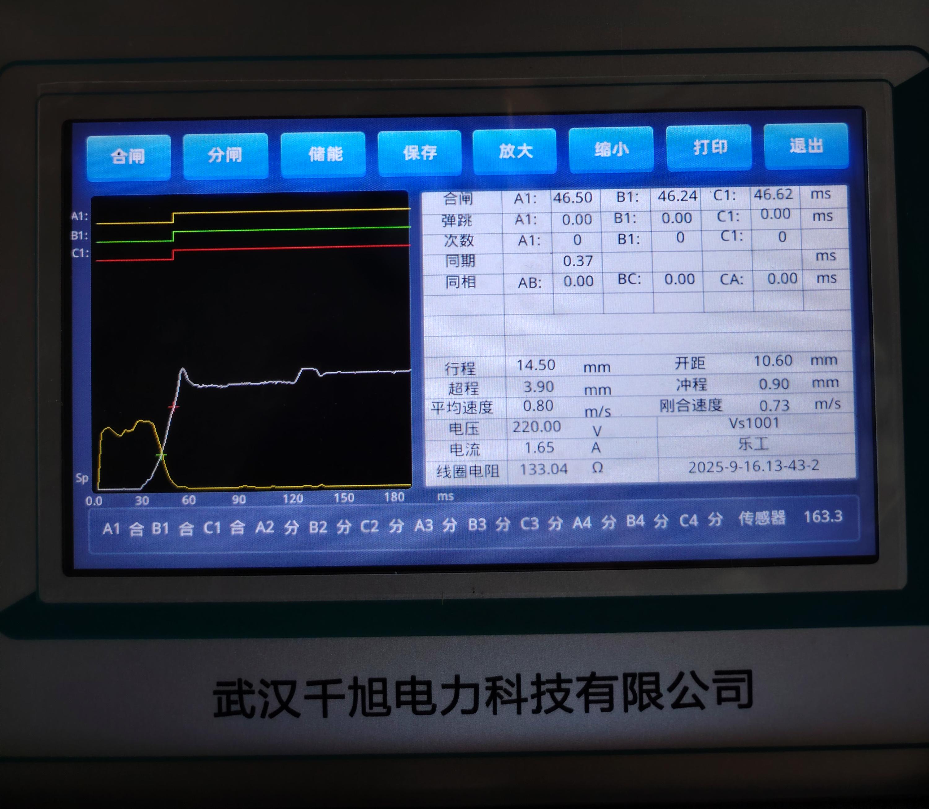 開關東熱線測試儀合閘測試結果.jpg