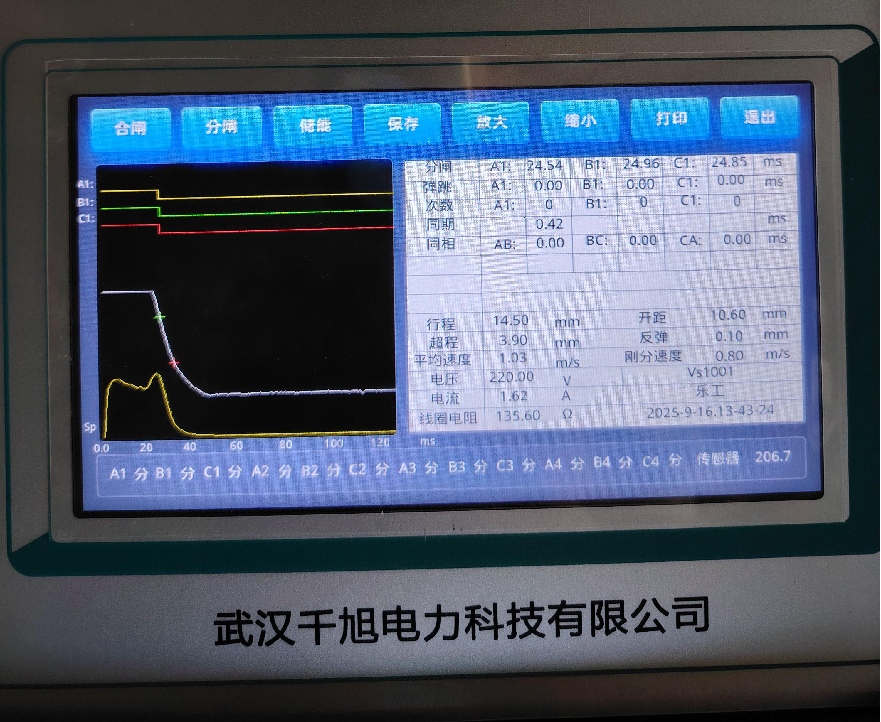 斷路器動特性測試儀分閘測試結果.jpg